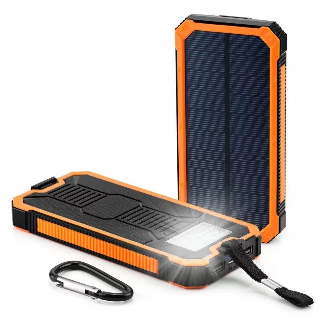 Phone Accessories Dual-USB 8000mAh Solar Panel Power Bank (SC-1788)