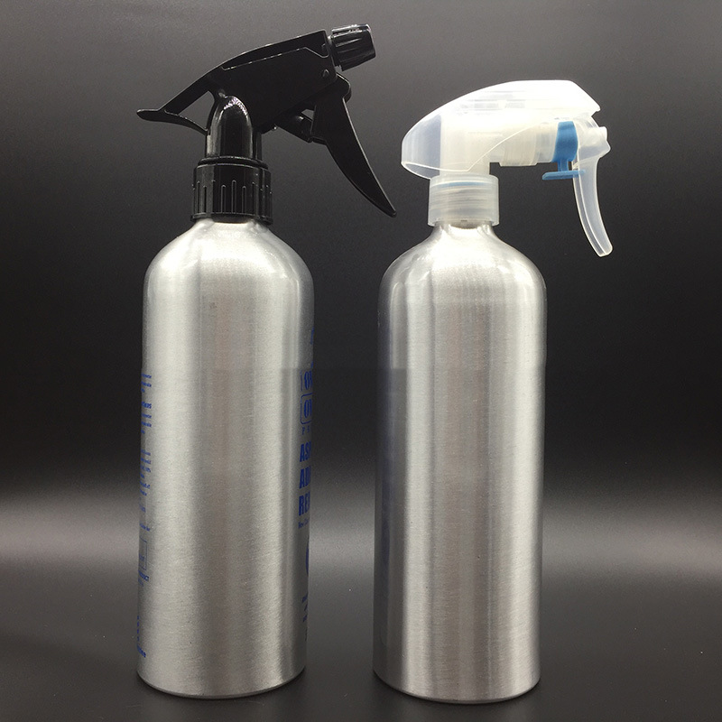 Trigger Sprayer Aluminum Bottle, Round Tin Box (NAL09)