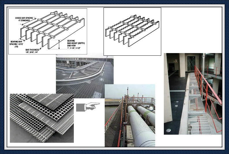 Stainless Steel Galvanized Drain/Platform Grating