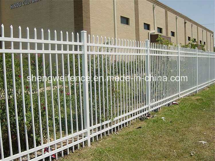 Powder Coated Metal Picket Residential Fencing