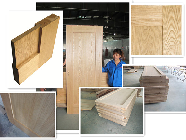 Good Quality Oak Veneer Modern MDF Door