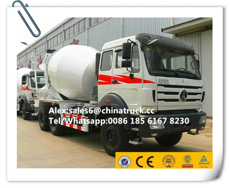 Beiben 6X4 8m3 Concrete Mixer Truck