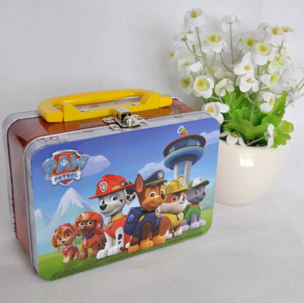 Metal Lunch Tin Box /Tin Box with Handle /Metal Box