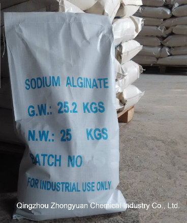 Sodium Alginate for Food Additive, Domestic, Printing, Dyeing, Textile,