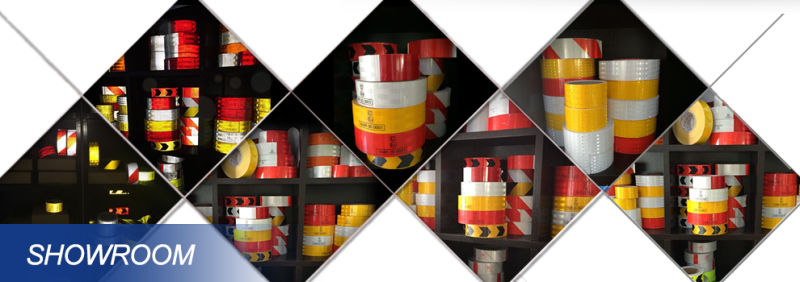 Red White Conspicuity Reflective Stripe Tape for Truck (C5700-B(D))