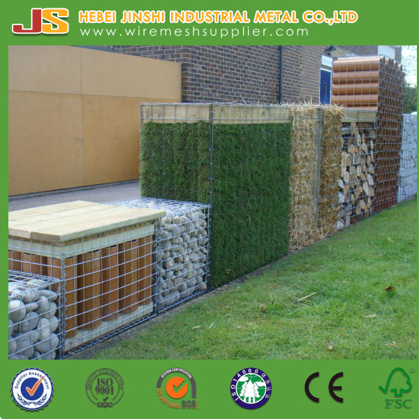 Hebei Jinshi Gabion Direct Factory 100X30X30cm Welded Gabion Hot Galvanized Gabion