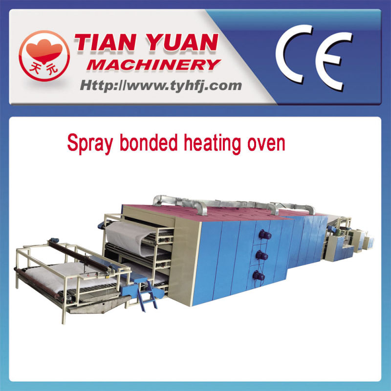 Spray Glue Chemical Bond Polyester Wadding Pad Production Line (PWJM-1)