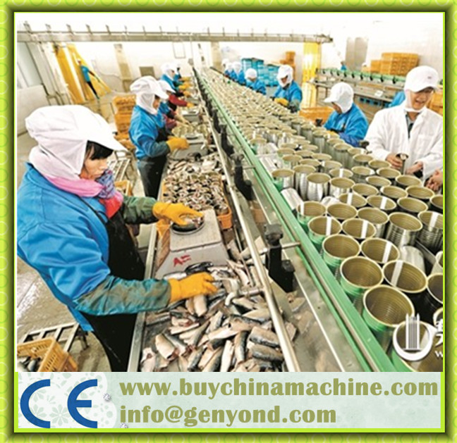 Full Automatic Canned Fish Processing Machinery