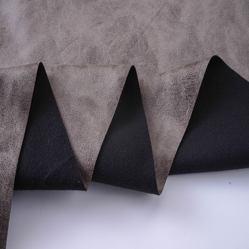 100% Polyester Bronzing Suede Fabric in Synthetic Leather