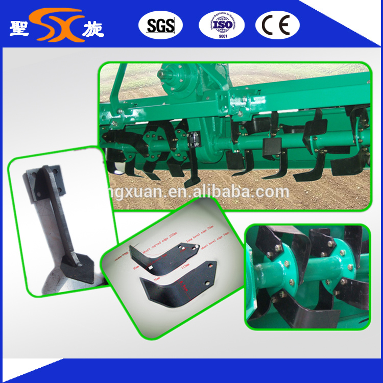 Wide Blades Pto Tractor Tiller for Stubbling and Cultivating
