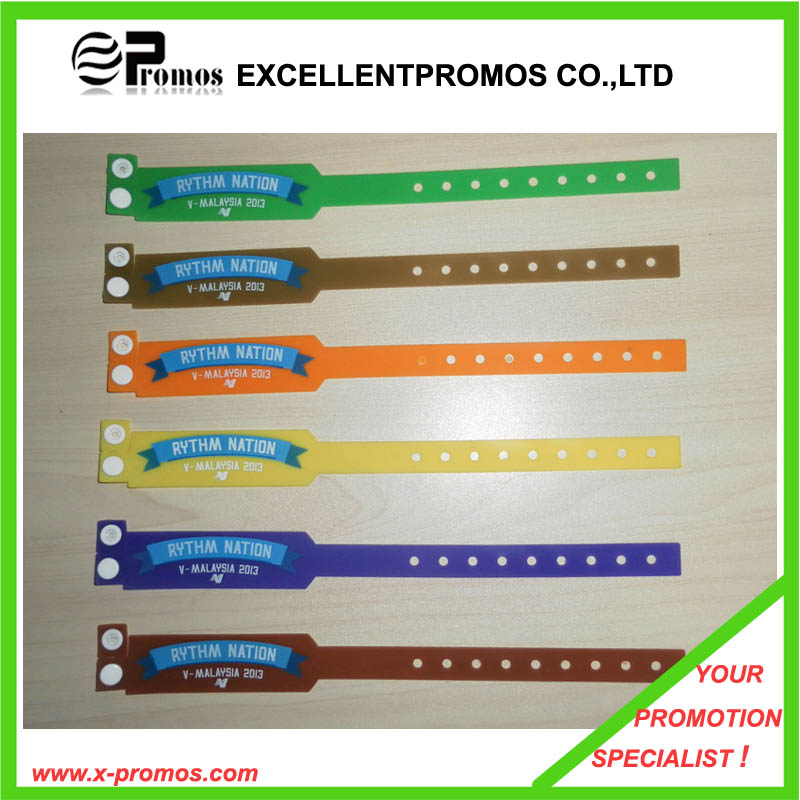 Promotional Soft Rubber PVC ID Wristband (EP-W7156)