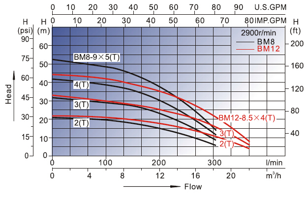 Bm12, Multistage Pressure Boosting Pumps