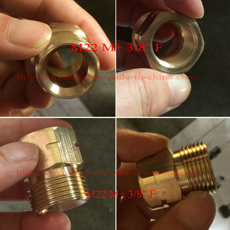 Brass Fitting (M22 M+ 3/8