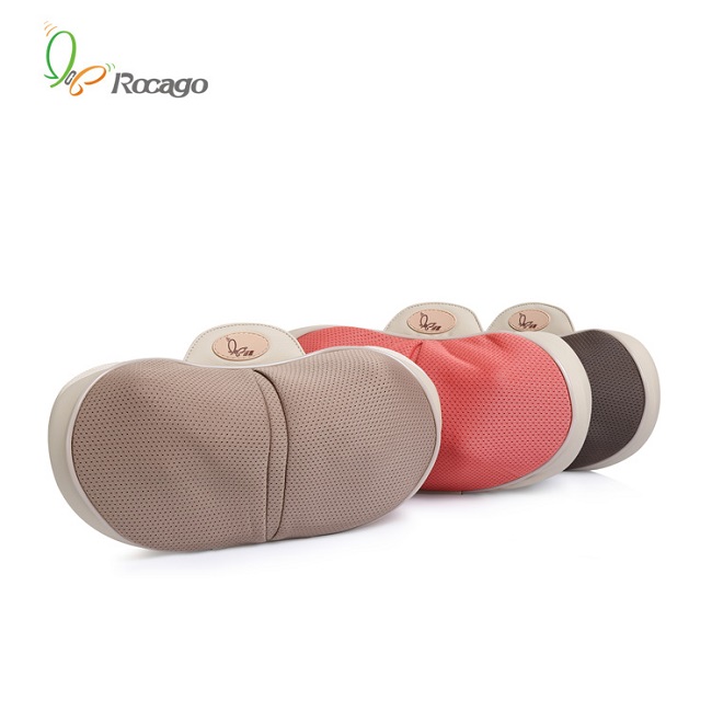 Car and Home Mini Leisure Heating Massage Pillow with Massage Head