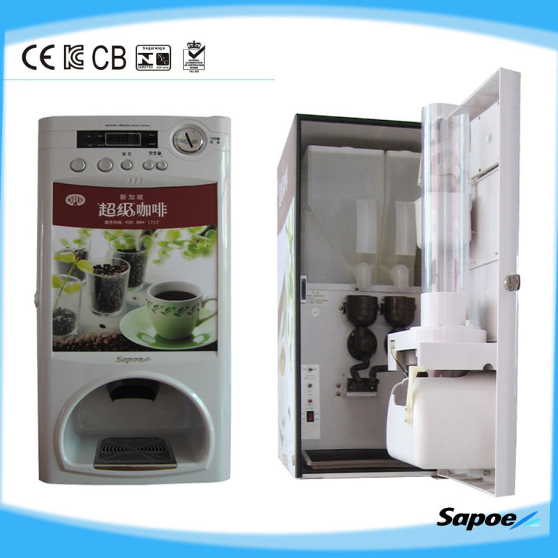 Sapoe Super Coffee Machine Coin Operated Coffee Vending Machine (SC-8602)