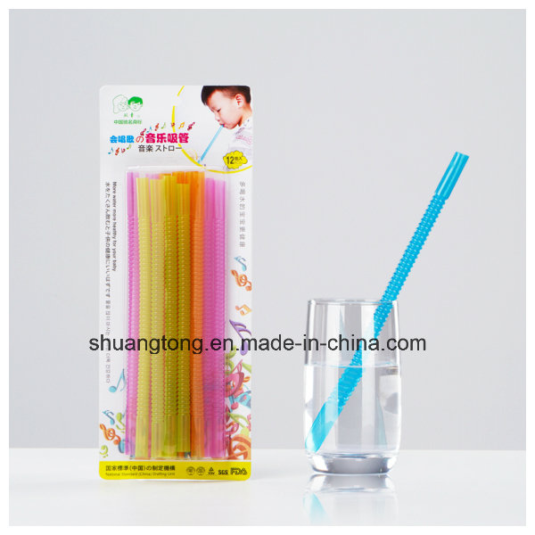 Wonderful Sound Whistle Music Straw, Pet Material