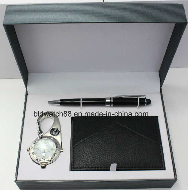 Promotion Japan Movement Watch Gift Set with Changeable Straps and Rings