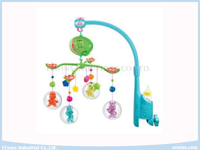 Electric Musical Baby Mobiles on Cot for Baby