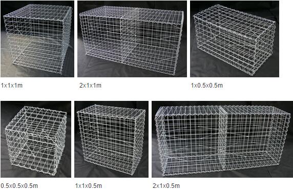 China Manufacturer 2X1X0.5m Welded Gabion Box (WGB)