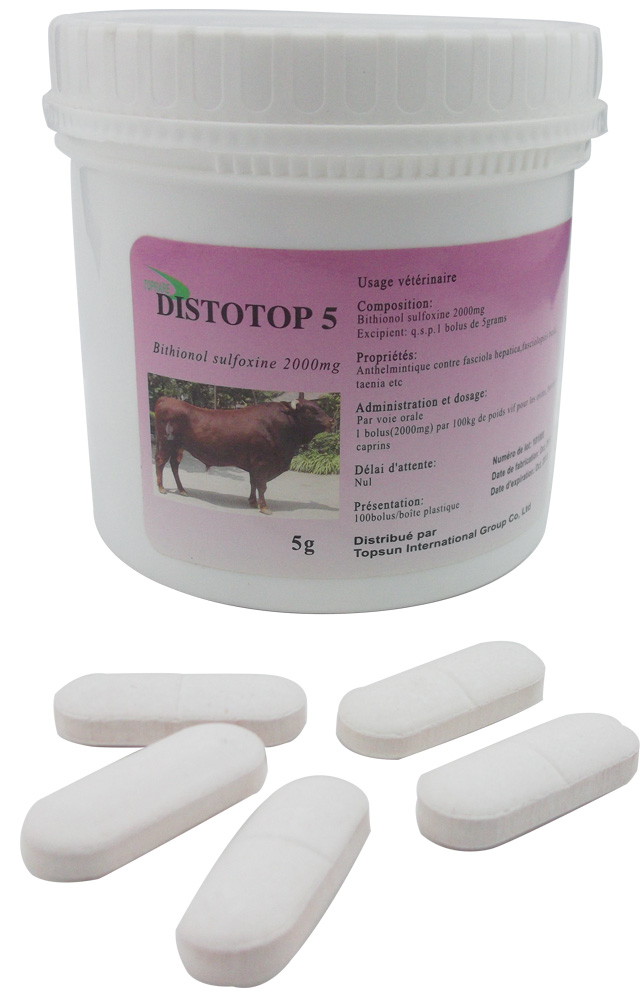 Veterinary Drugs of Bithionol Sulfoxine Bolus 2000mg