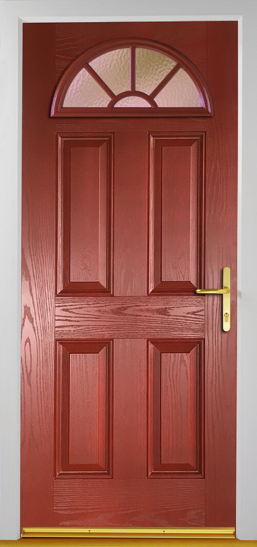 Factory Direct Wood Grain Door Look Fiberglass Door