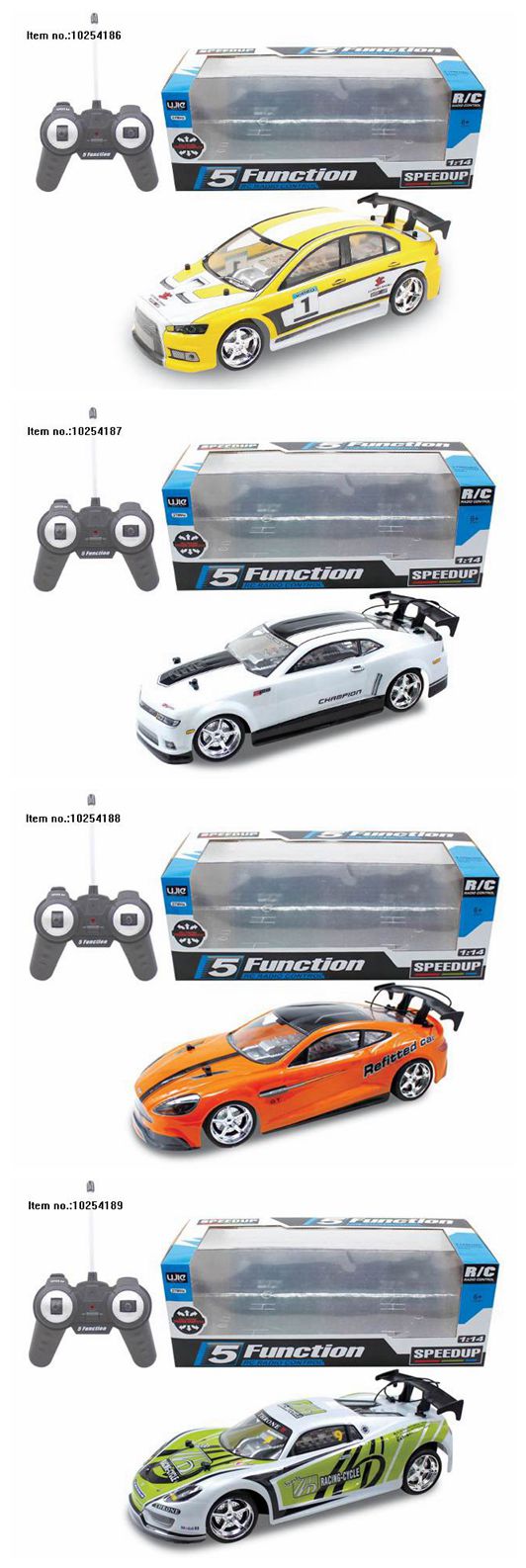 5 Channel Remote Control Car Toys with Changer Battery (1: 14)