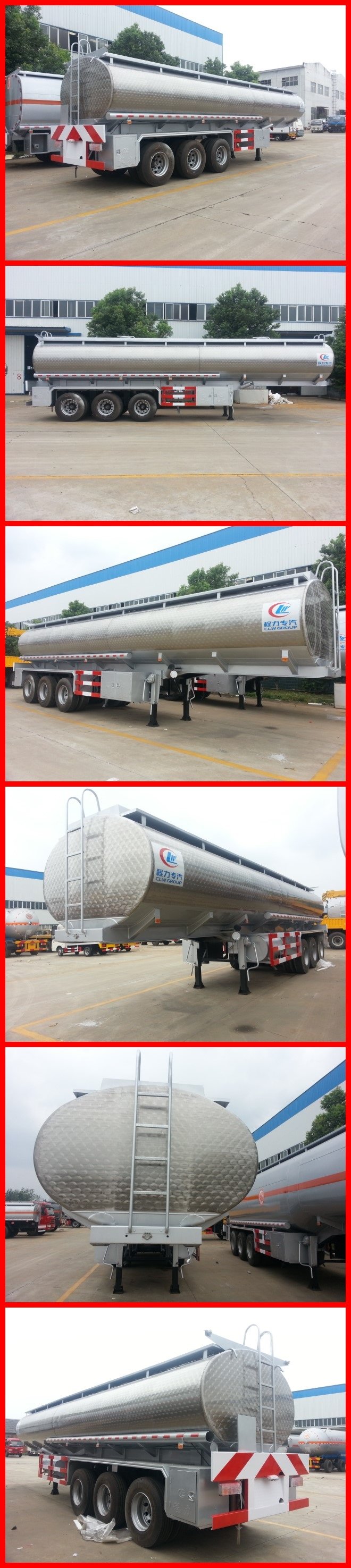 45000liters 5 Compartments Fuel Trailer