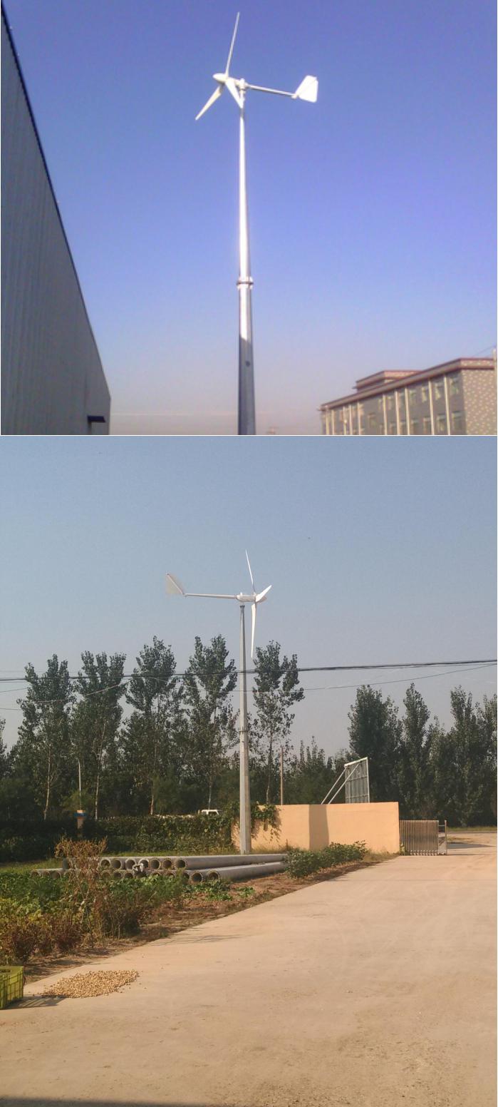 5000W Small Wind Generator System with Controller and Inverter