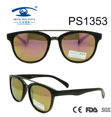 New Arrival Double Bridge PC Sunglasses (PS1353)