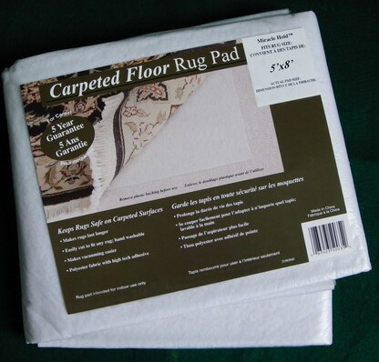 Carpeted Floor Rug Pad Comply with RoHS, Dural Non-Slip Rug Pad