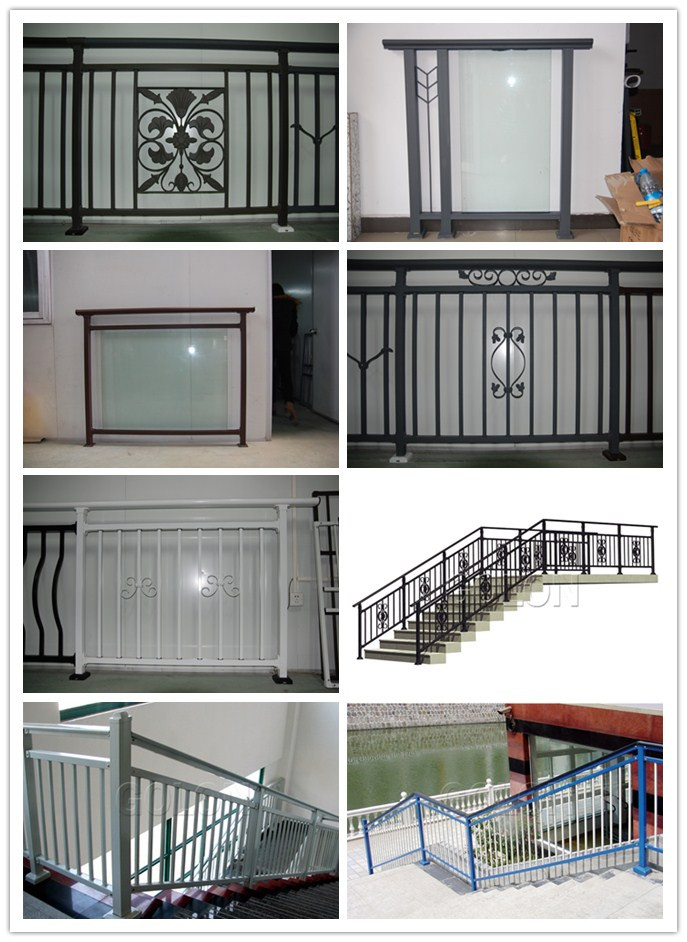 Luxurious Outdoor Wrought Iron Stair Railing for Building