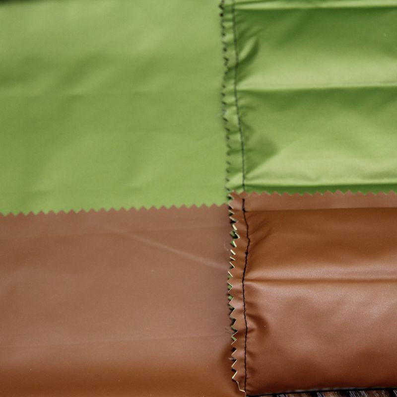 Double Layer Downproof Fabric with PU Coat for Down Jacket