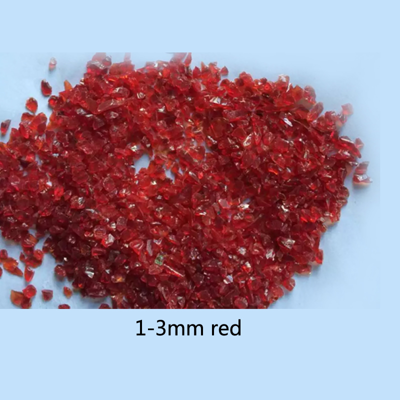 Red Color Glass Beads for Decoration