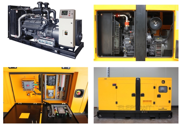 484kw 605kVA Low Noise Water Cooled Diesel Generator with Electricity Generation Use