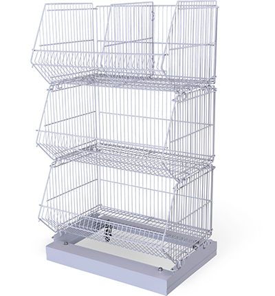 Promotional Stacking Wire Basket for Supermarket