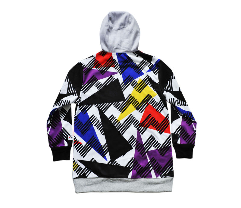 Warm Sports Wear Customized Fashion Hoodie with Colorful Pattern (H5013)