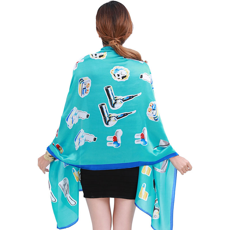 Lady Fashion Digital Printed Polyester Scarf