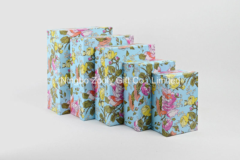 Wholesale Customized Flower Printing Paper Gift Packaging Boxes