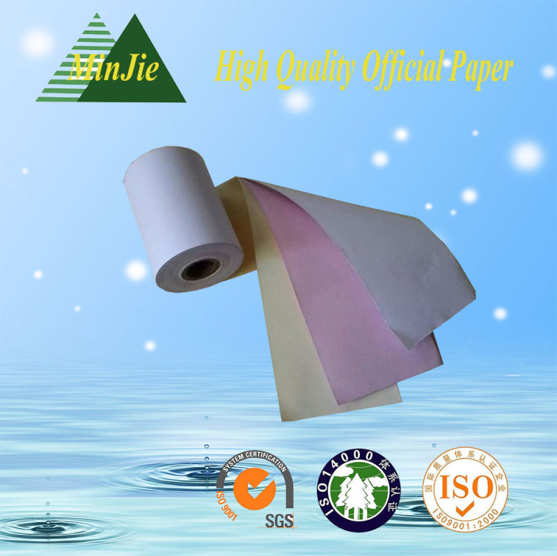 100% Wood Pulp Excellent Quality 3 Ply Carbonless NCR Paper