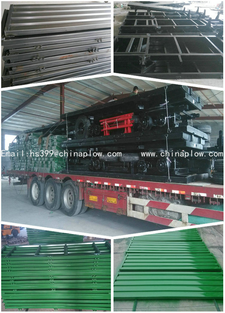 Hot Sale New Design High Quality Farm Trailer Matched with Tractor