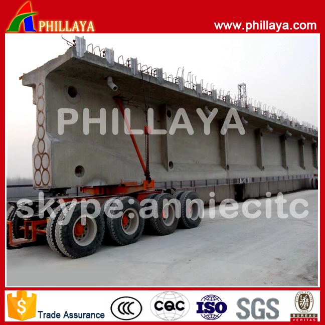 Heavy Duty Hydraulic Modular Semi Trailer/Heavy Duty Equipment Trailer