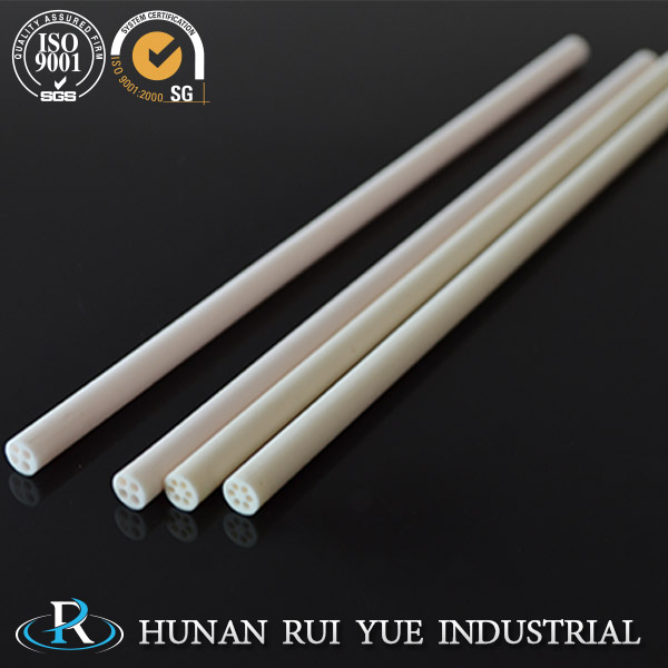 99.7% Alumina Ceramic Tube / Rod 1800 Degree C