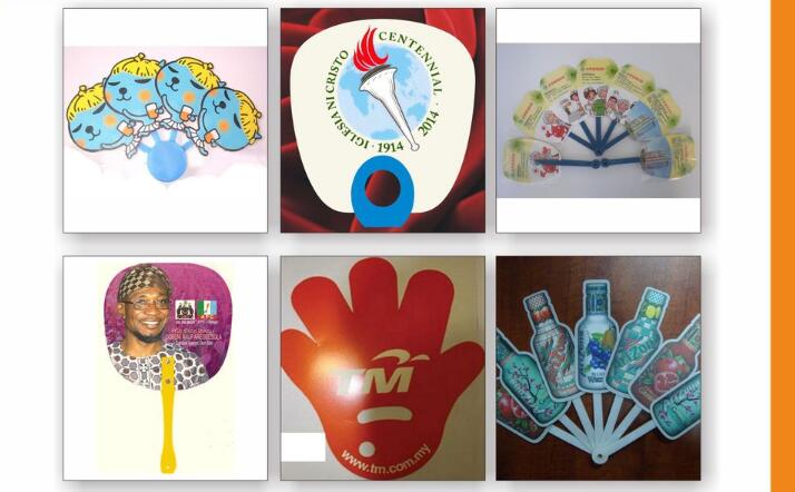 Printing PP Hand Fan Promotion Custom Cheap Advertising Fan Mini Plastic Hand Fan