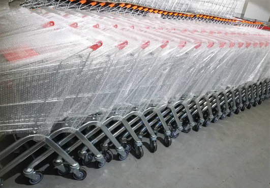 150L European Shopping Carts with Big Capacity