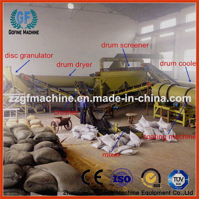 Organic Compost Fertilizer Granulator Production Line