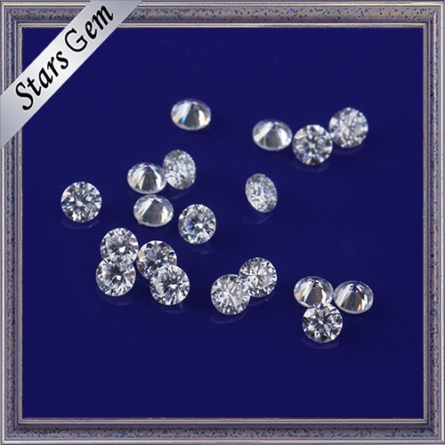 Various Size Pure White Gh Color Synthetic Moissanite Diamond for Rings