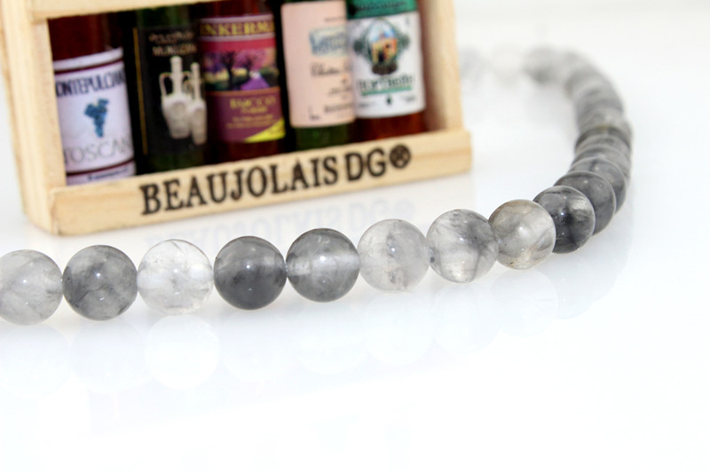 Wholesale Loose Quartz Strands 6 8 10 12mm Cloud Crystal Natural Healing Crystal Beads