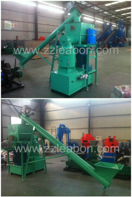 Leabon Hot Sale Flat Die Biomass Wood Pellet Mill