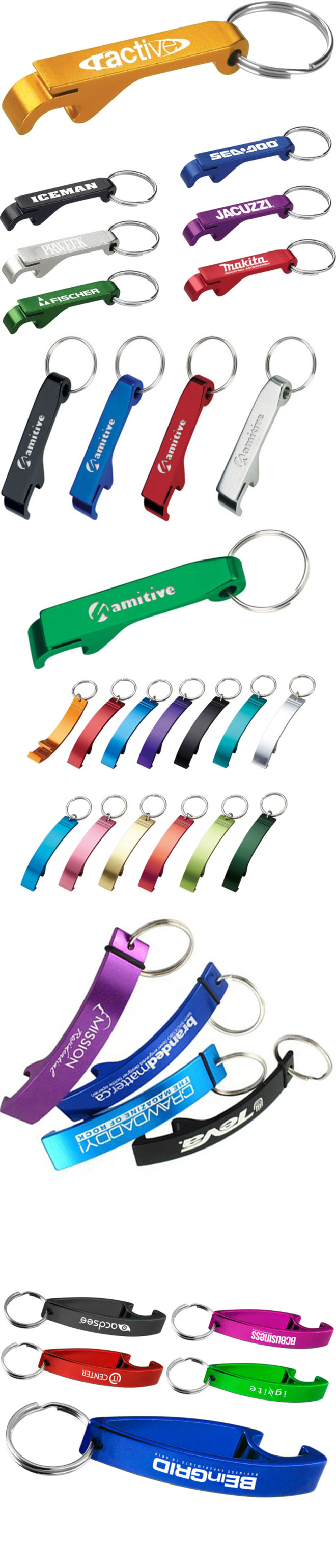 Gift Souvenir Cheap Customized Blank Metal Keychain Bottle Opener