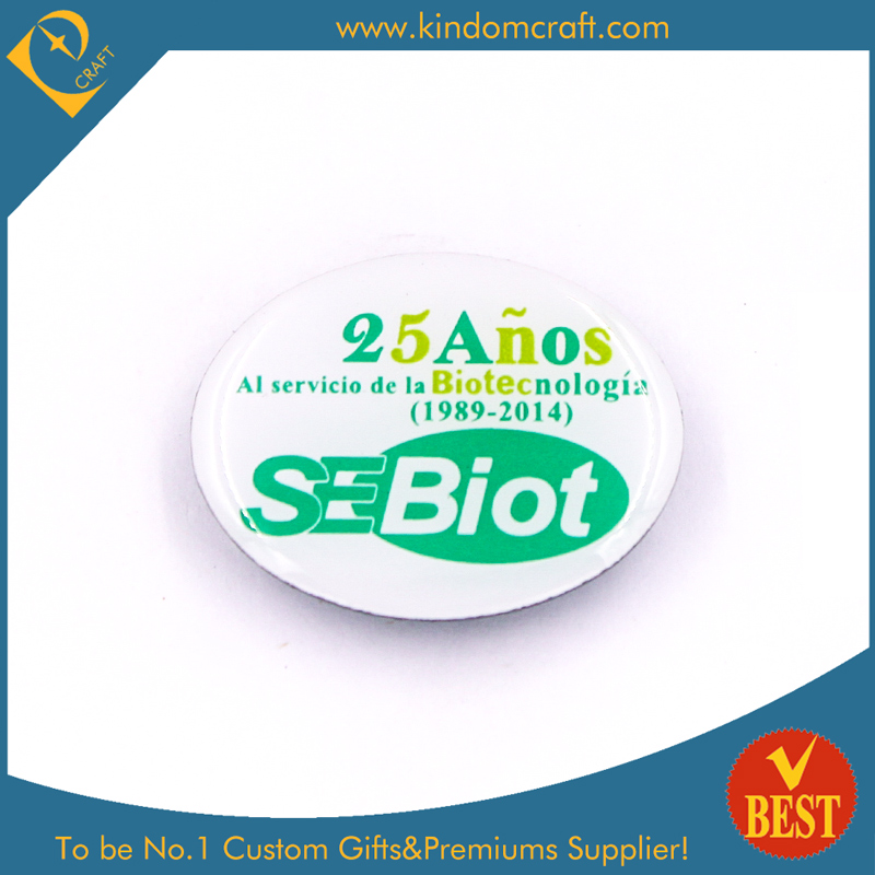 Biotechnology Cheap Printed Customized Wholesale Metal Pin Badge From China